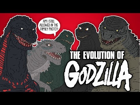 The Evolution Of Godzilla (Animated)