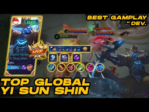 Perfect HyperCarry Yi Sun Shin 100% Unstoppable!!  | BEST GAMEPLAY TOP 9 YSS - By Dev. - MLBB