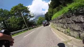 preview picture of video 'Bike ride from Saint Gervais Les Bains to Le Fayet D902'