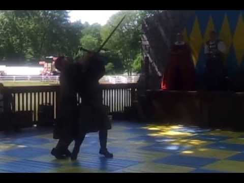 New Jersey Renaissance Faire 2013- Human Chess Match with Robert du Bruce .