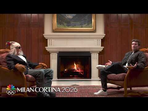 Hotdog Hans asks Alex Ferreira about his Olympic journey | Winter Olympics 2026 | NBC Sports
