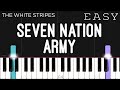 The White Stripes Seven Nation Army EASY Piano Tutorial