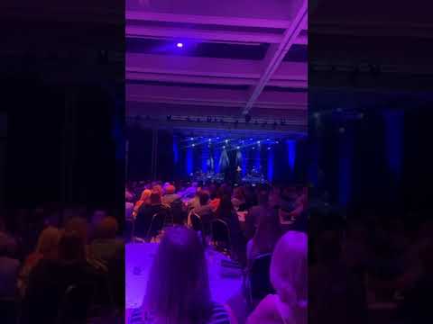 Josh Hindle as Michael Buble supporting Jane McDonald in Greece 2022