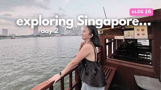 VLOG #26: Singapore Day 2 🇸🇬 tree tunnel, Chinatown & river cruise! | Dani Lopez ♡