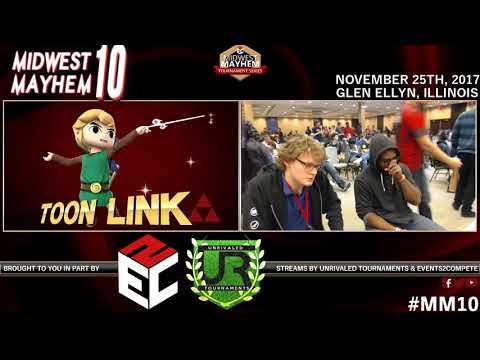 Midwest Mayhem 10 LOSERS TOP 32: MJG (Toon Link, Villager) vs. StardusT (Sonic)