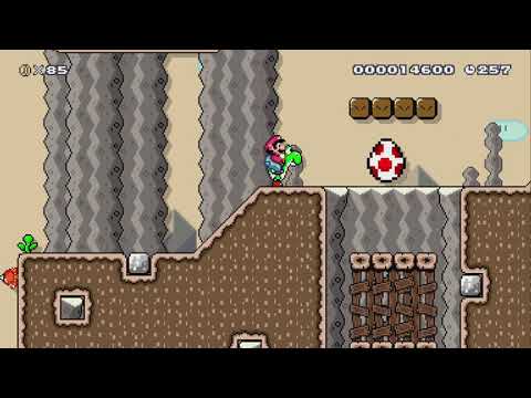 [SDW2] 4-2 Prickly Pair Pass vH by Pinktops - Super Mario Maker 2 - No Commentary 1bw