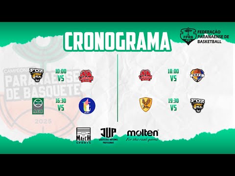 CAMP. ESTADUAL SUB-15 FEMININO - ETAPA FINAL - DIA 2 TARDE - @basqueteparana​