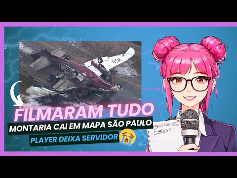 AVIÃO DE PEQUENO PORTE CAI NA BARRA FUNDA