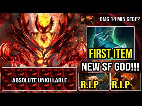 NEW SF GOD Beautiful Shadowraze First ITEM Guardian Greaves - 14Min GG Absolutely Unkillable DotA 2