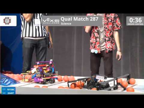 VEX Worlds 2016 - VEXIQ Middle School - Science - Qual 287 (10158C 2049T) 57