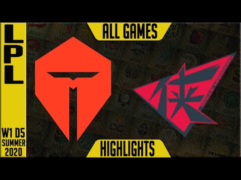 TES vs RW Highlights ALL GAMES | LPL Summer 2020 W1D5 | TOP Esports vs Rogue Warriors