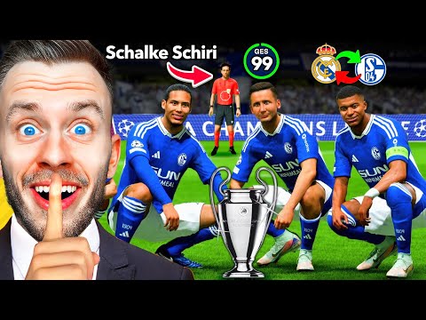 Ich habe SCHALKE zum CHAMPIONS LEAGUE SIEG geschummelt! 🤫🏆