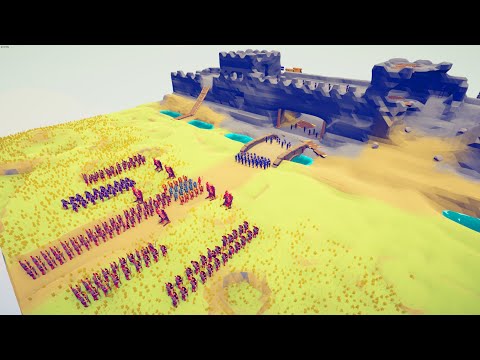 CAN 150 ROMAN SOLDIER SAVE HOSTAGES? - Totally Accurate Battle Simulator TABS