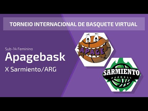 Torneio Internacional de Basquete Virtual - APAGEBASK x Sarmiento/ARG - Sub-14 Feminino