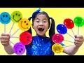 Rainbow Fruit Lollipops Color Song Jannie Pretend Play Learn Colors Nursery Rhymes Kids Songs