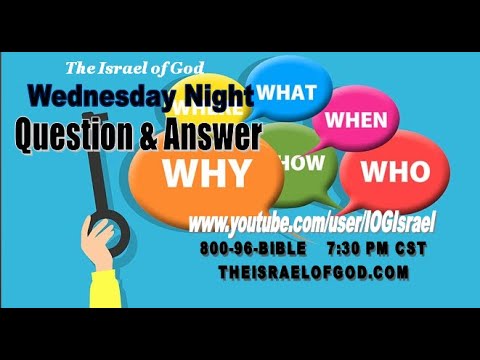 IOG - Wednesday Night Q&A 5/8/2024