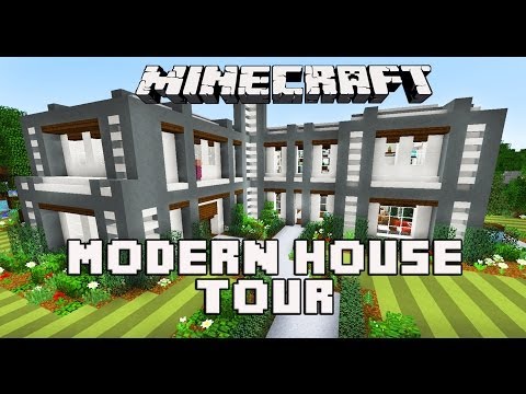Minecraft:  Modern House Tour