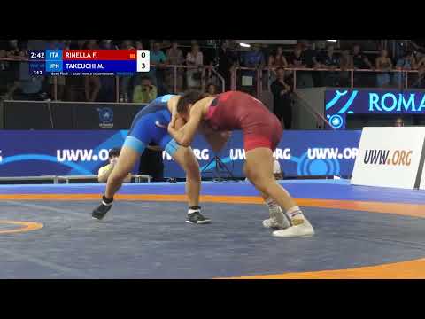 RINELLA F. (ITA) VS TAKEUCHI M. (JPN) | WW 49KG SF | WORLD CADET CHAMPIONSHIP 2022 ROMA |