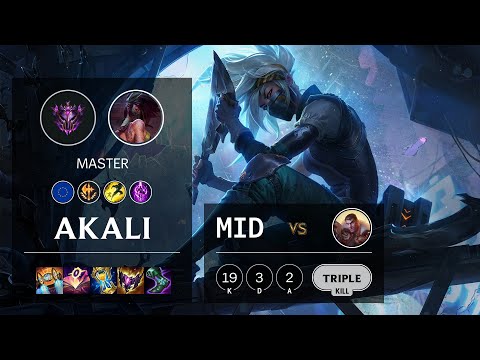 Akali Mid vs Jayce - EUW Master Patch 11.23