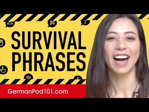 All Survival Phrases You Need in German! Learn German in 50 Minutes!