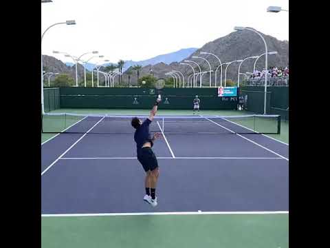 Roger Federer perfect serve