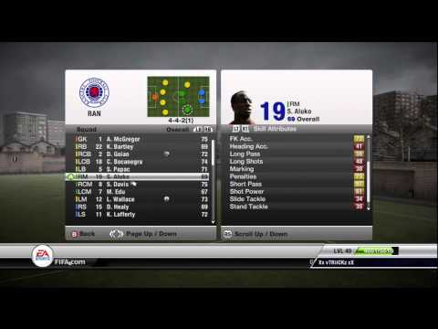 Fifa 12 | Sone Aluko's In Game Stats