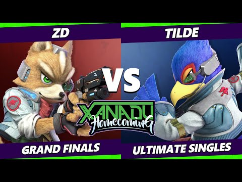 Xanadu Homecoming GRAND FINALS - Tilde (Falco) Vs. ZD [L] (Fox) Smash Ultimate - SSBU