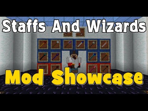 Staffs and Wizards Mod Showcase! Minecraft 1.6.4 & 1.7.2