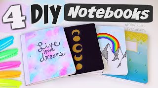 4 DIY NOTEBOOK IDEAS with SHARPIE Markers for Back-To-School - How To