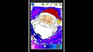 Christmas Coloring For Kids iPhone/iPad App Demo