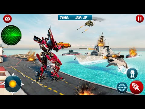 Submarine Robot Transformation: Shark Attack | android gameplay