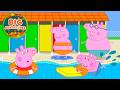 Peppa Pig Teaches George SWIMMING Water Park Adventure Full Episodes 36 Mins