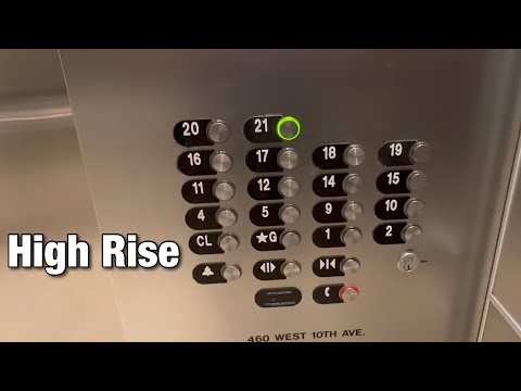 Otis Traction “High Rise” Elevators at the Wexner Medical Center OSU Columbus, OH