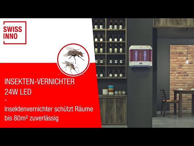 Video Teaser für Insektenvernichter 24W LED SWISSINNO