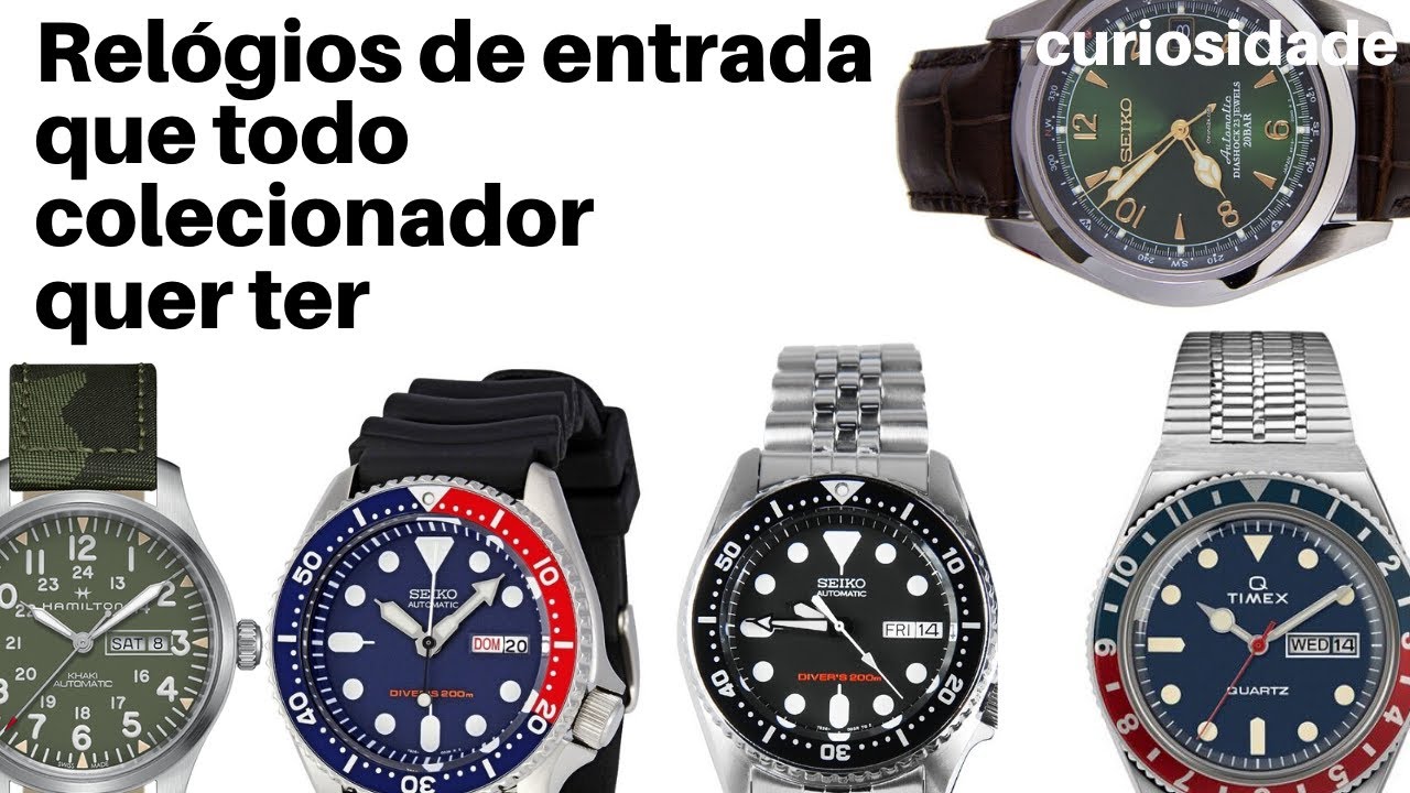 Relógios de Entrada que Todo Colecionador Quer Ter
