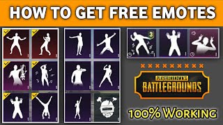 HOW TO UNLOCK FREE ALL EMOTES IN PUBG MOBILE NEW TRICK ! YOU MISS IT ? 2021 💯 NEW TRICK