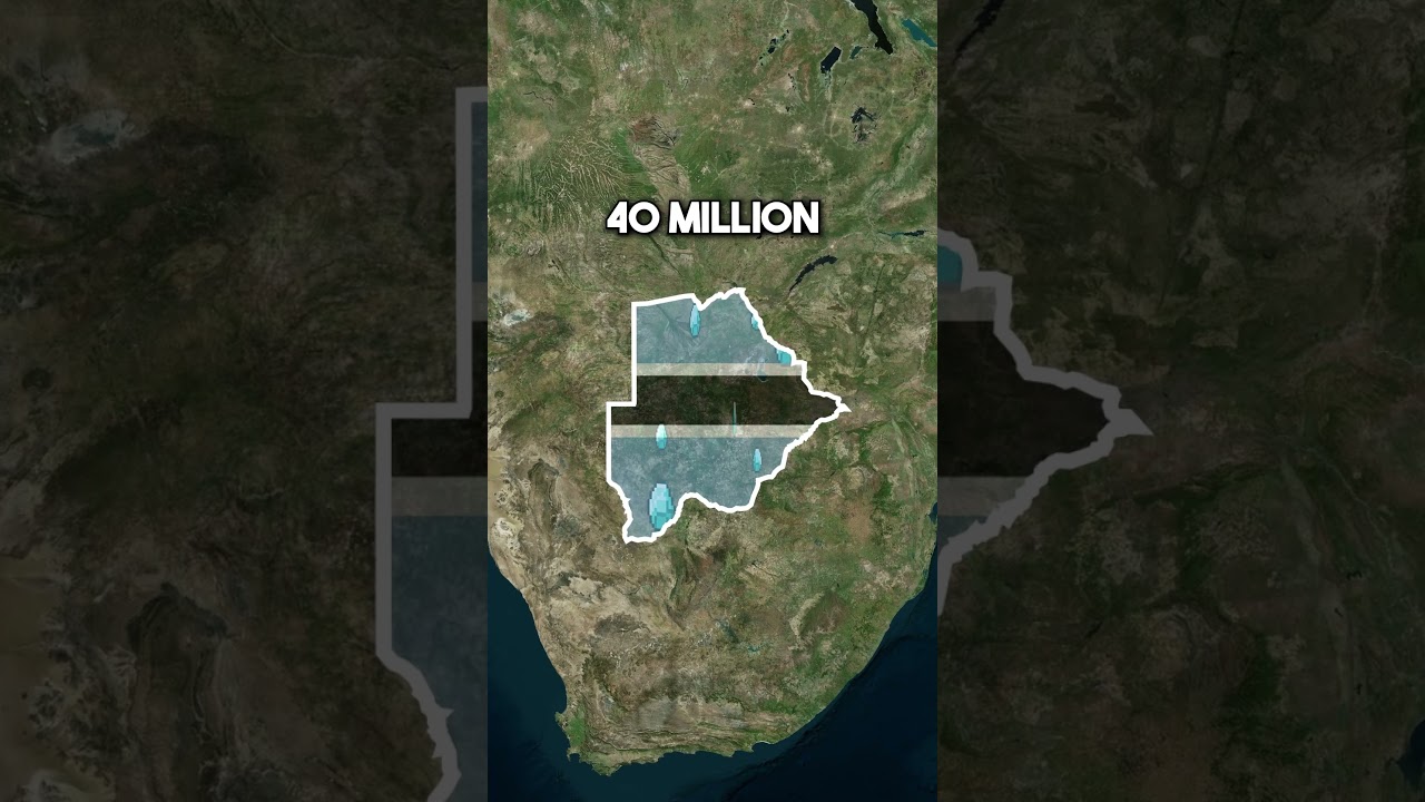 Did You Know That Botswana...🤔 #shorts #maps #history #geography #botswana