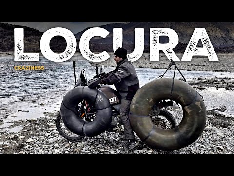 ASÍ intento CRUZAR un RÍO PELIGROSO con UNA MOTO DE 220 KILOS (S25/E59) MUNDO en MOTO SINEWAN