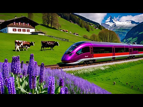 🇨🇭HEAVEN ON THE WORLD | TOP PLACES IN SWITZERLAND | 4K 60 FPS- WALK TOUR