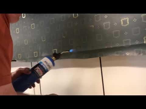 How To Trim Thick Commercial Wallcovering/ Wallpaper Soffit Edges - Spencer Colgan