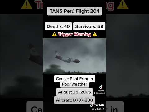Tans Peru Flight 204 /Death 40 and Survivors 58