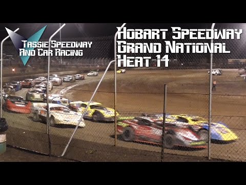 Super Sedans Grand National Heat 14 - Hobart Speedway 24-01-16