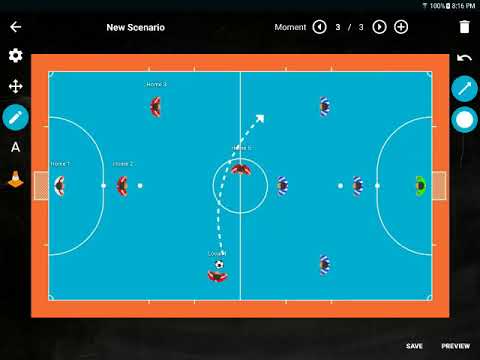 TactiCoach: animated futsal ta Video