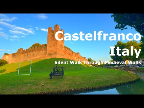 CASTELFRANCO, ITALY in 4K 🇮🇹 | Exploring Castelfranco: Walking Tour into the Medieval City