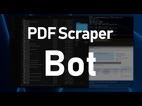 Python Pdf Scraper Bot