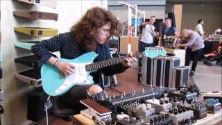 Video thumbnail for DANIEL DONATO FOAM GREEN REVELATOR NITROJET SUMMER NAMM 16 1 by RevelatorGuitarsCom