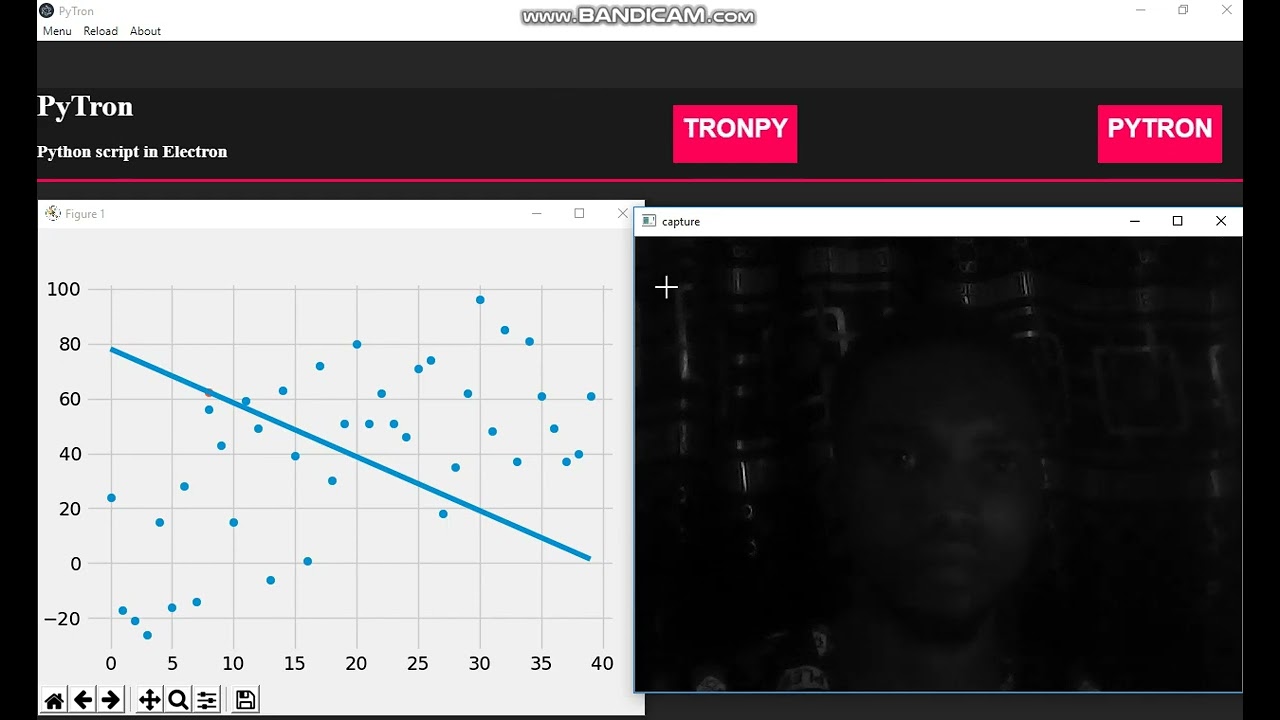 Desktop Application with Electron Js, Python and OpenCV