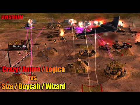 Huge Epic 3v3 Challenge - Generals Zero Hour Multiplayer Live