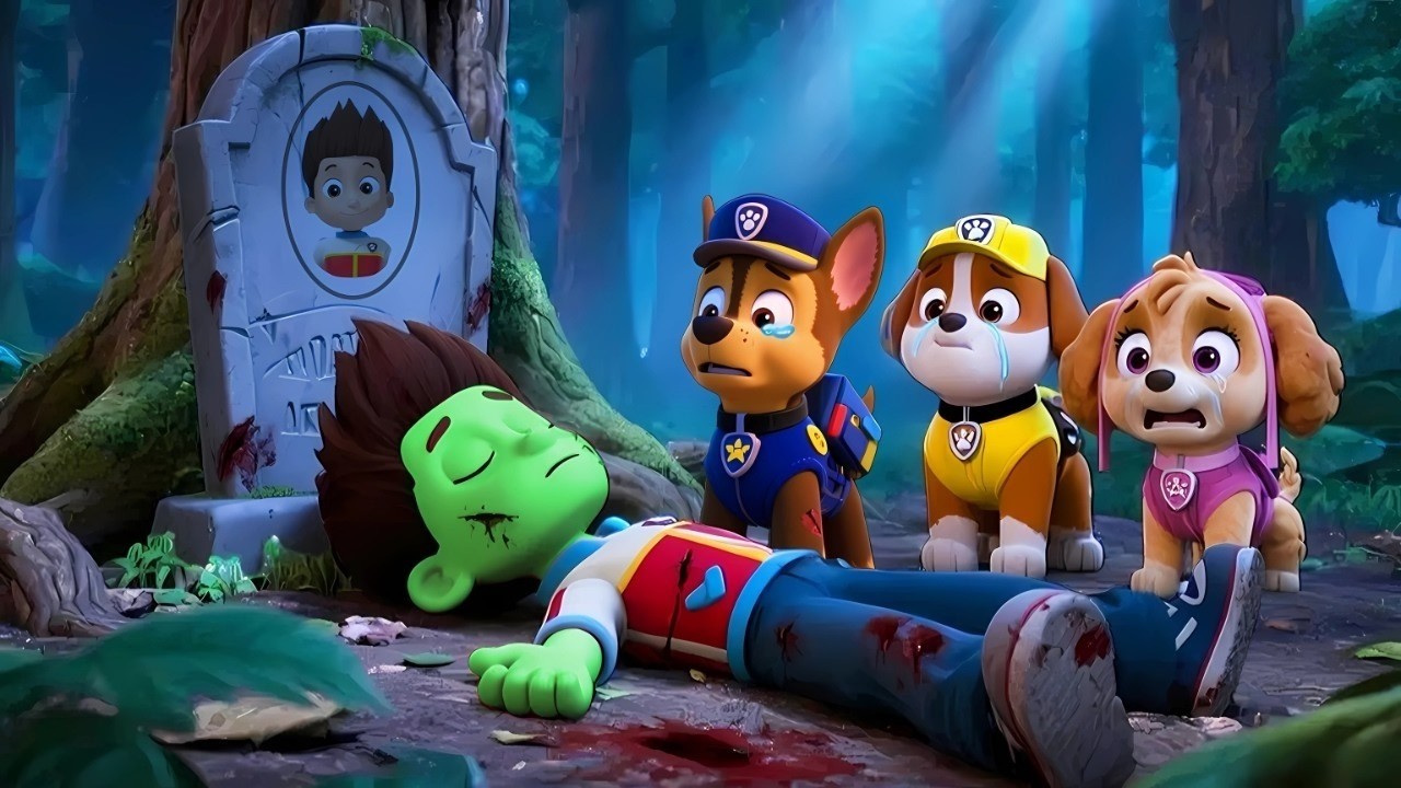 ¡¿RYDER se convirtió en un zombi?! ¡Despierta, por favor! ¡No llores, SKYE! | PAw PatRol en Español