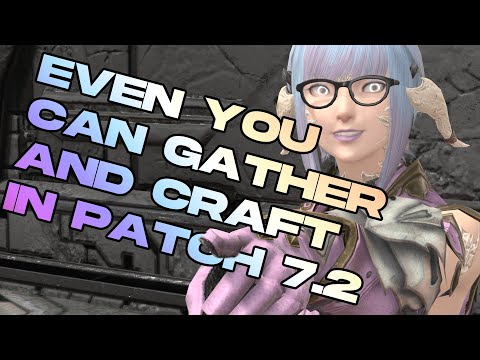 Gathering & Crafting with BUDGET SCRIP GEAR in Patch 7.2 | FFXIV Dawntrail